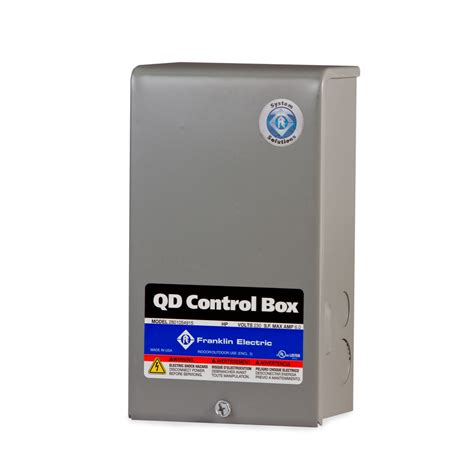 qd control box franklin electric|franklin electric submersible motor control.